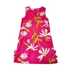 Lilly Pulitzer Hotty Pink Twirlers Shift Dress Size 8